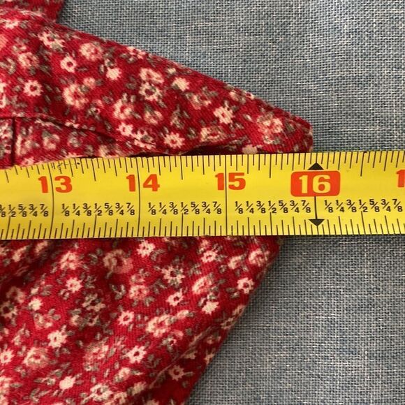 ❤️Last Chance Hollister red sleeveless floral print romper size S - Picture 9 of 10